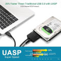 Cabo do conversor adaptador USB 3.0 Cabo USB SATA